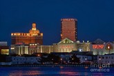 Photo:  Atlantic City skyline at night